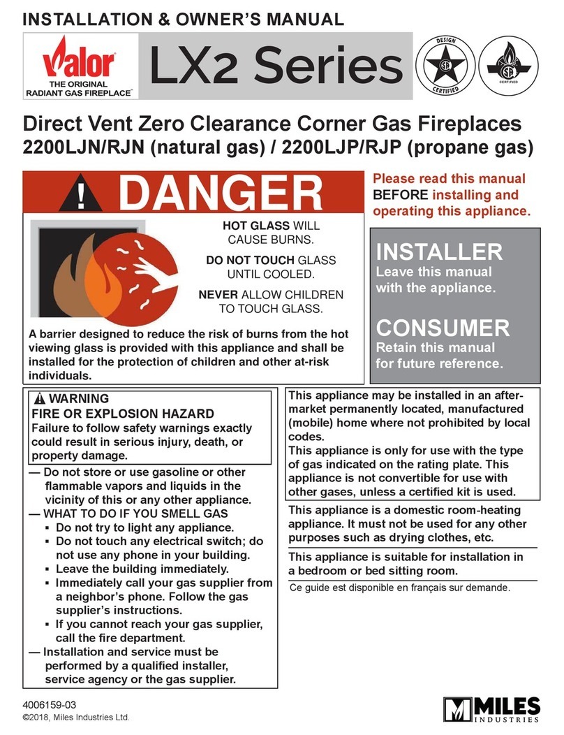 Valor LX2 Series Operating instructions