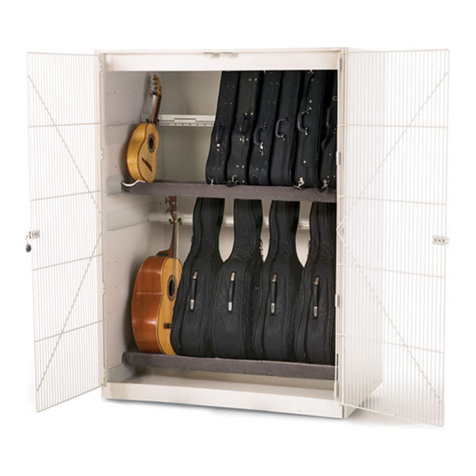 Wenger Stringed Instrument Storage Cabinet Programming manual