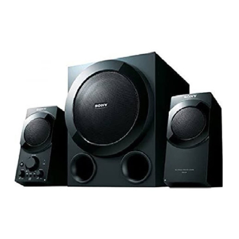 Sony SRS-D9 operating instructions