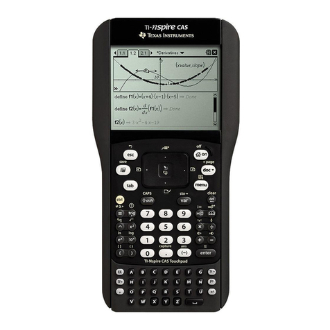 Texas Instruments TI-Nspire CAS User manual Texas Instruments TI-Nspire CAS User manual