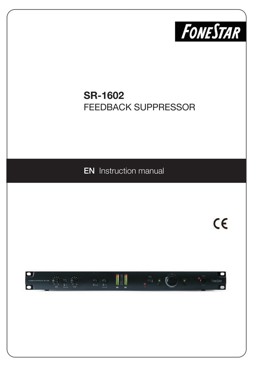 FONESTAR SR-1602 User manual