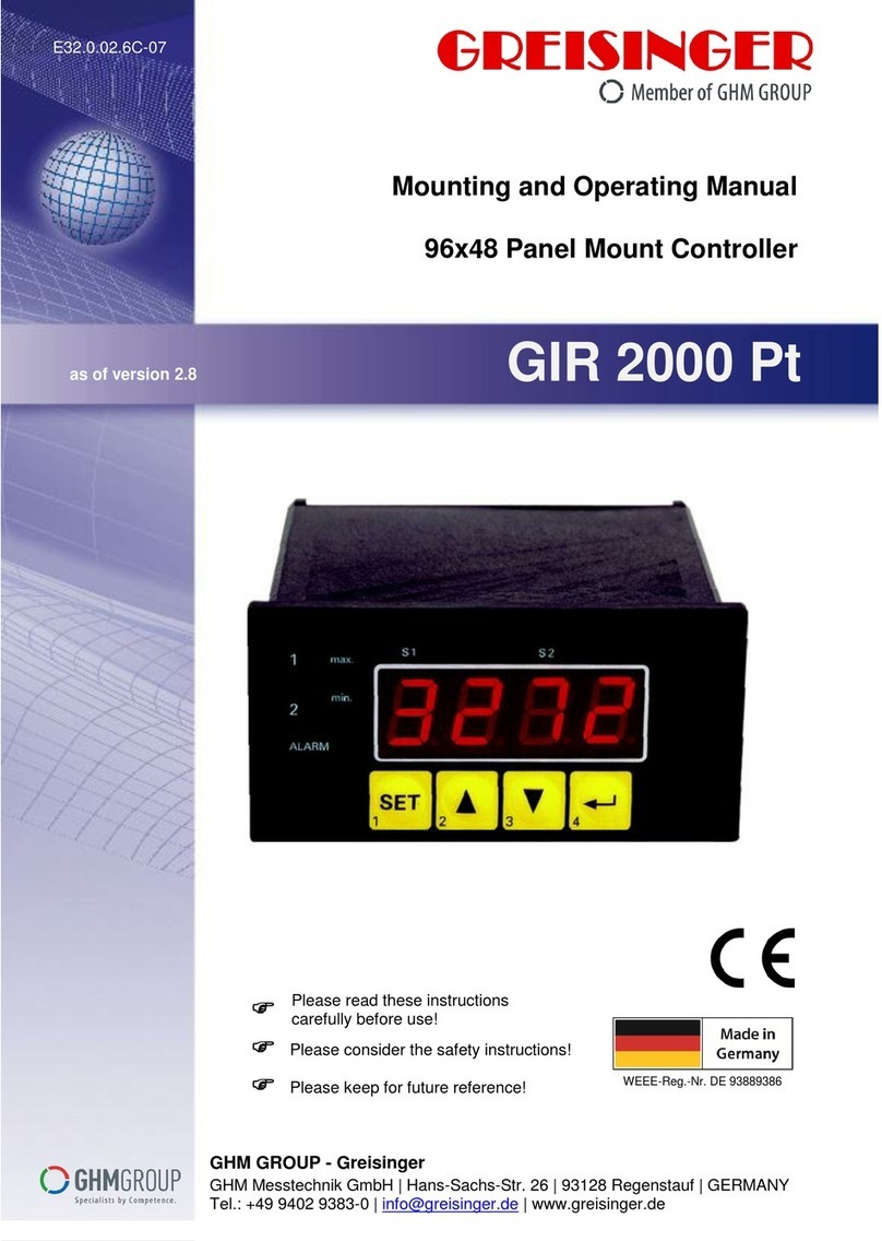 GREISINGER gir 2000Pt Technical document GREISINGER gir 2000Pt Technical document