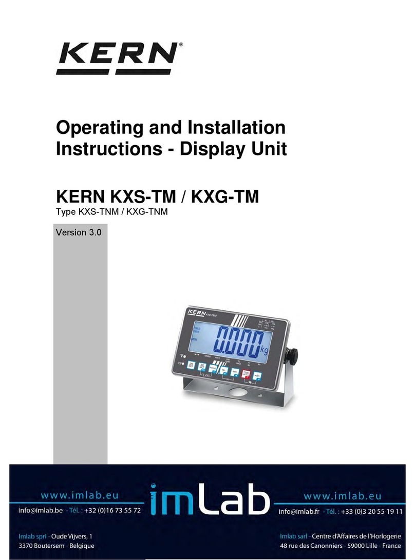 KERN KXS-TM User manual