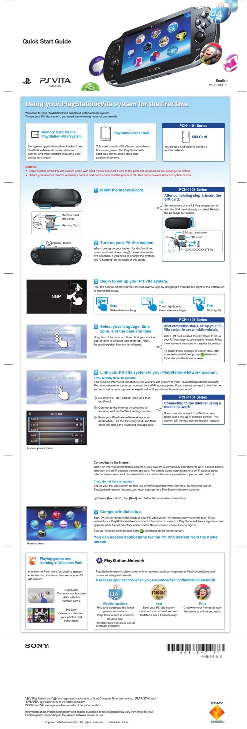 Sony PSVITA User manual