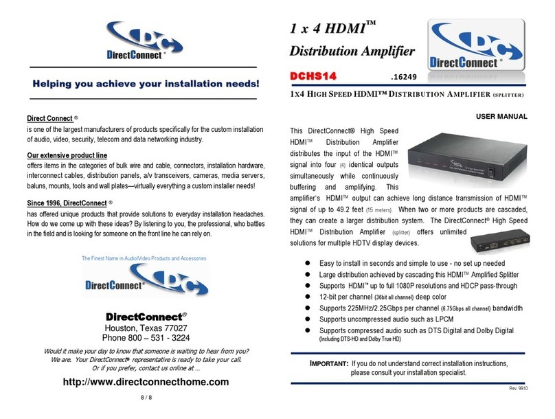 DirectConnect DCHS14 user manual