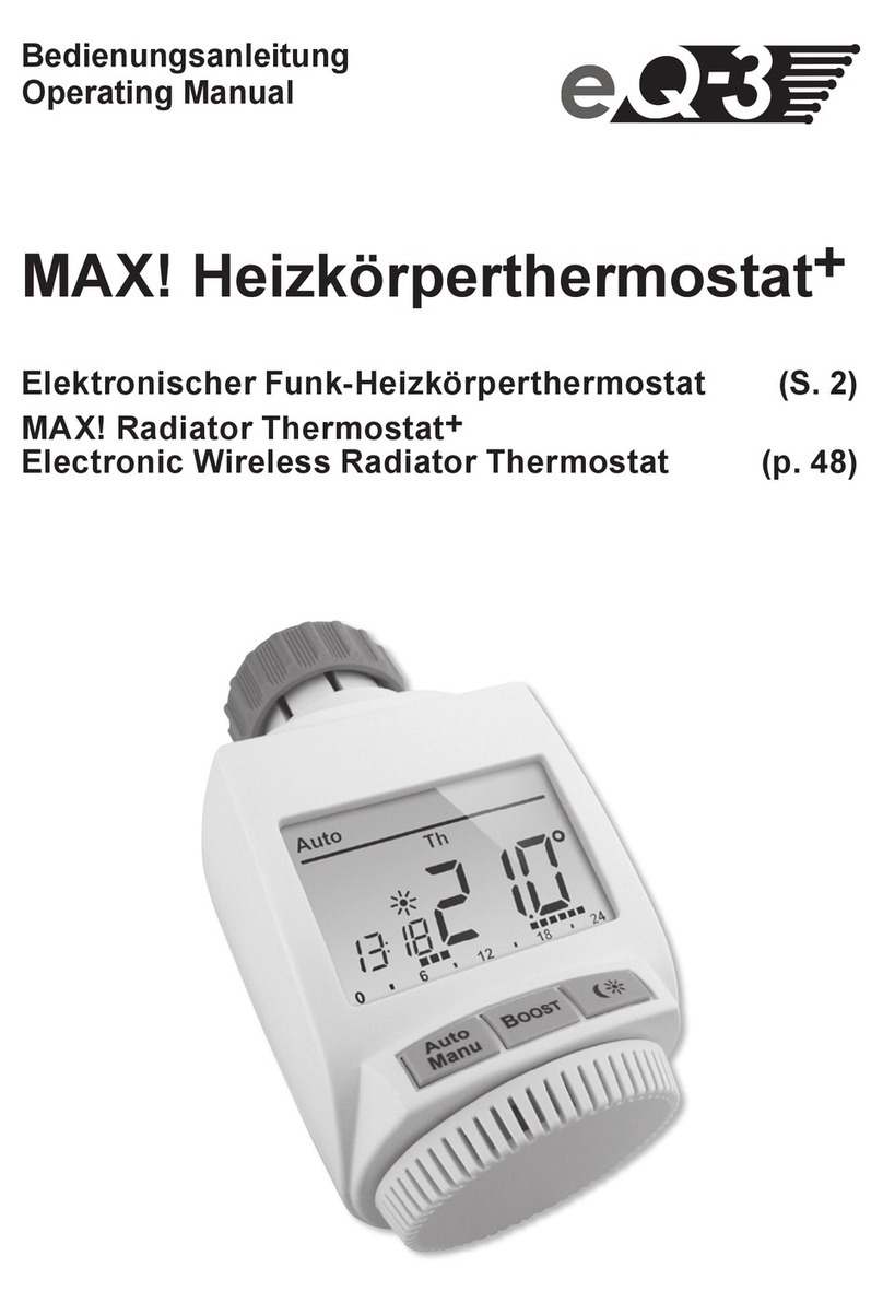 EQ3 MAX! Radiator Thermostat+ operating manual