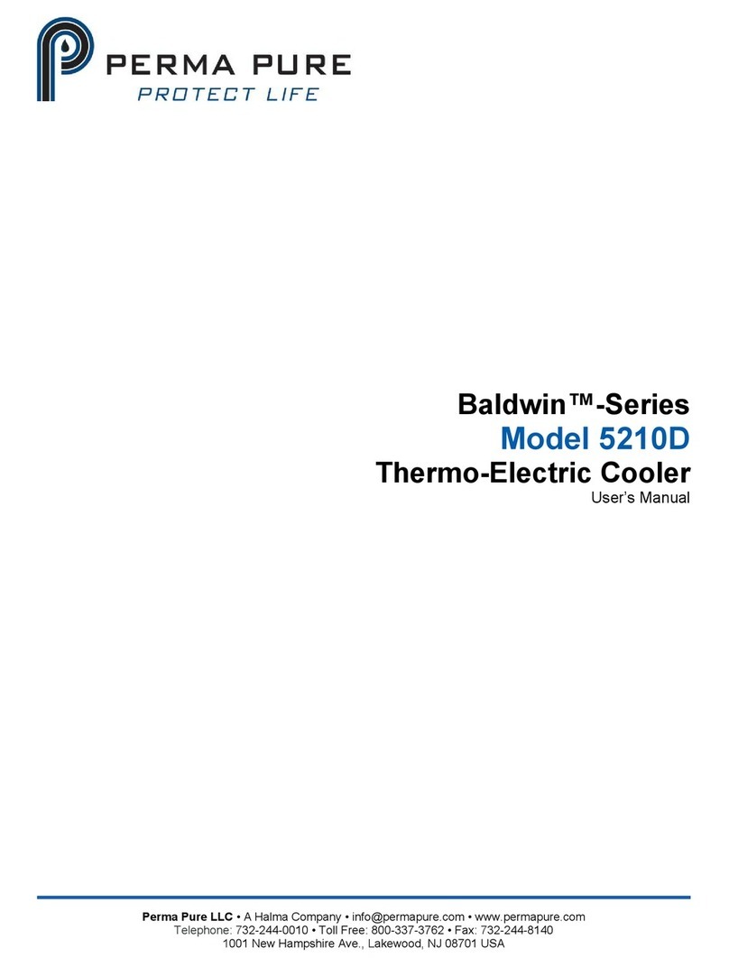 Perma Pure Baldwin series User manual