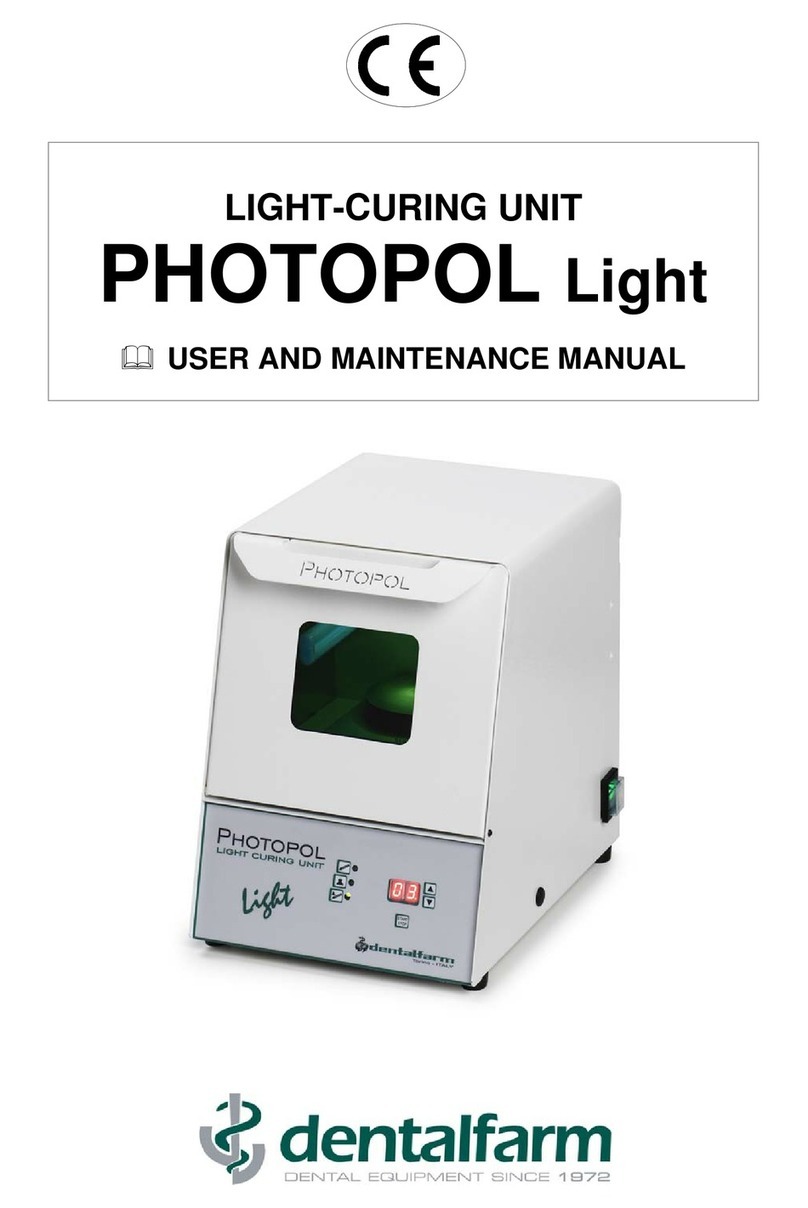 dentalfarm Photopol Maintenance manual