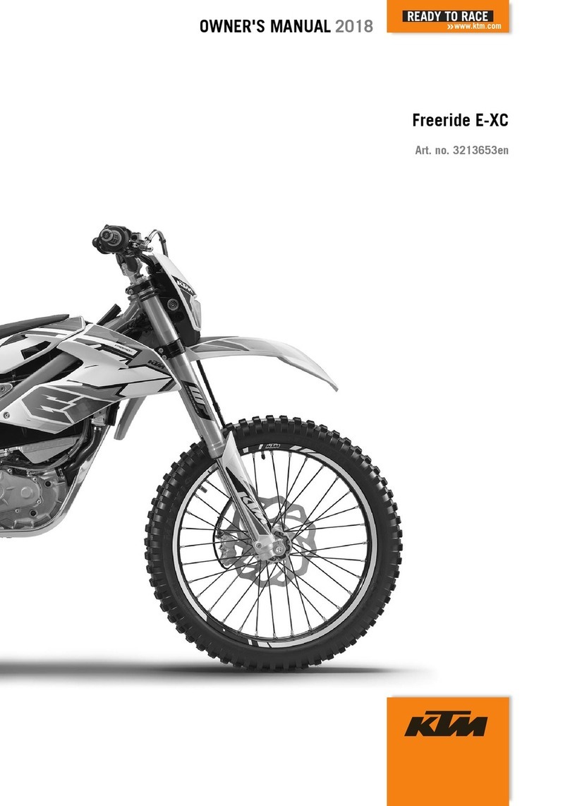 KTM Freeride E-XC 2018 User manual