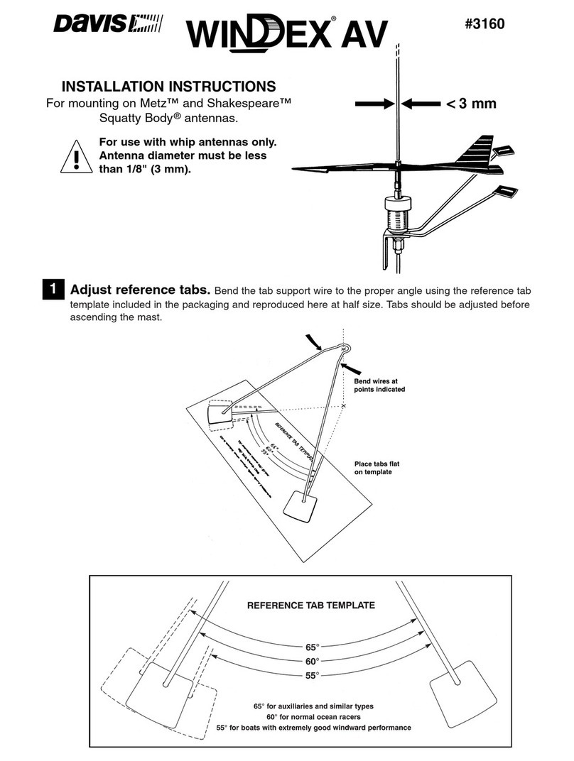 DAVIS Windex AV 3160 installation instructions