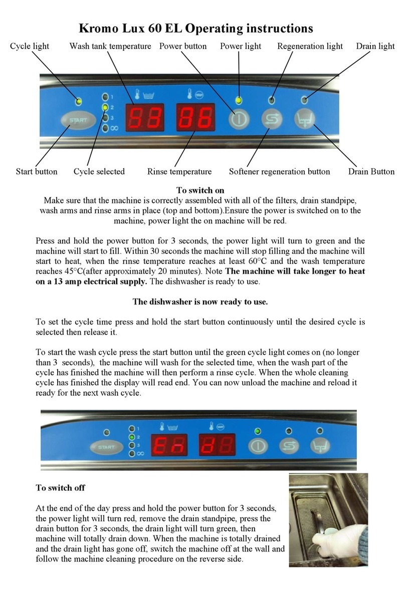 kromo Lux 60 EL operating instructions