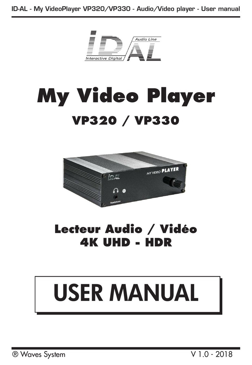 ID-AL My Video Player VP320 user manual