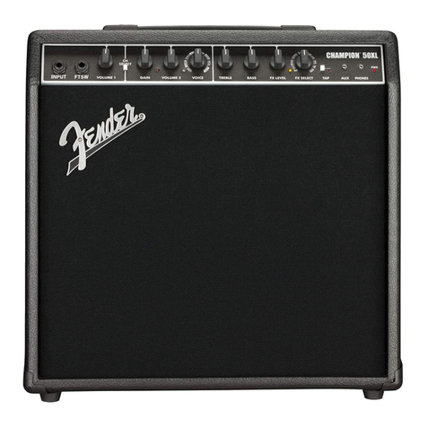 Fender Champion 50XL User manual