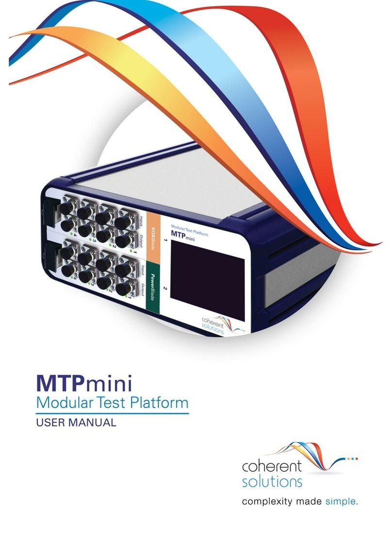 Coherent Solutions MTPmini User manual