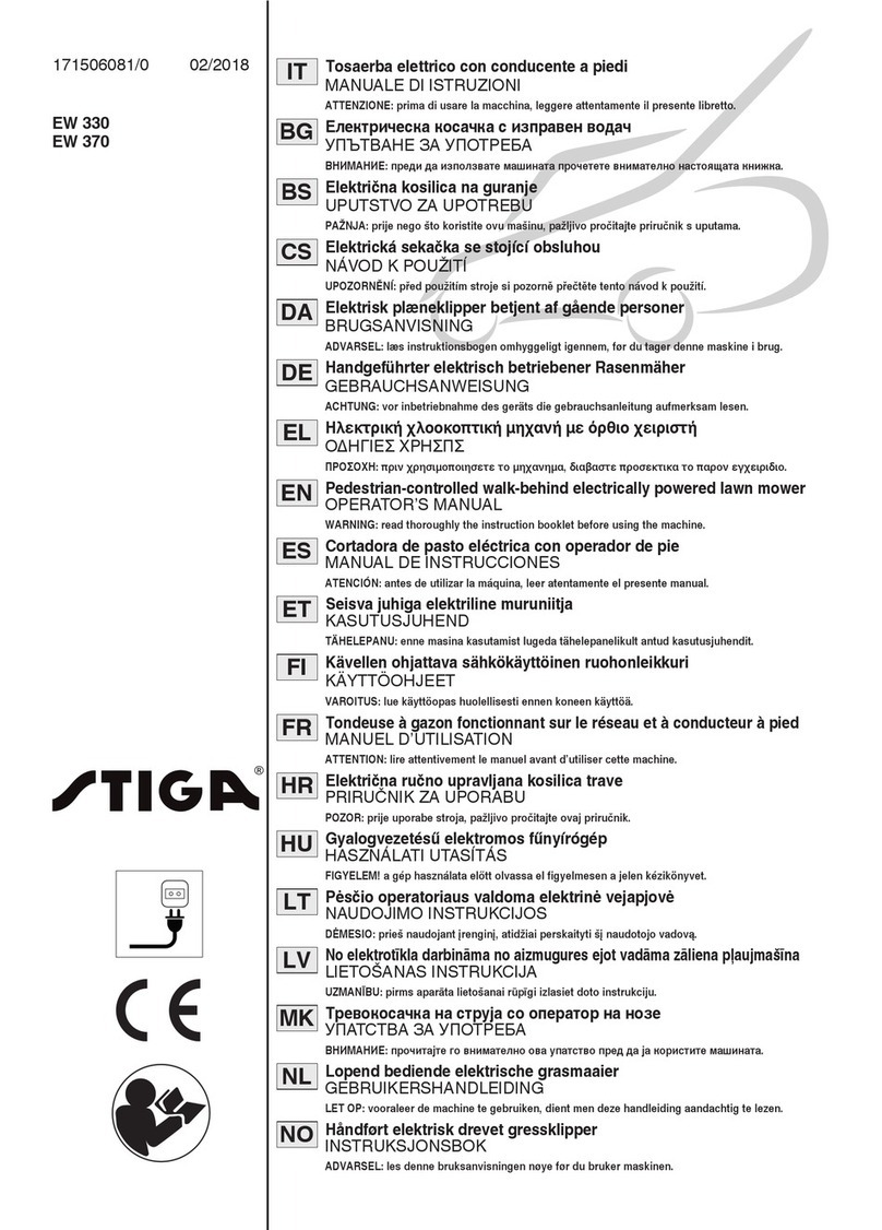 Stiga EW 330 Series User manual