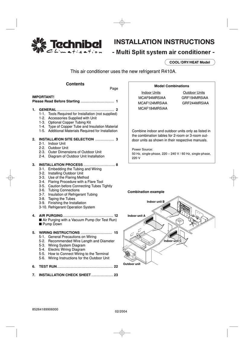 Technibel GRF244MR5IAA User manual Technibel GRF244MR5IAA User manual