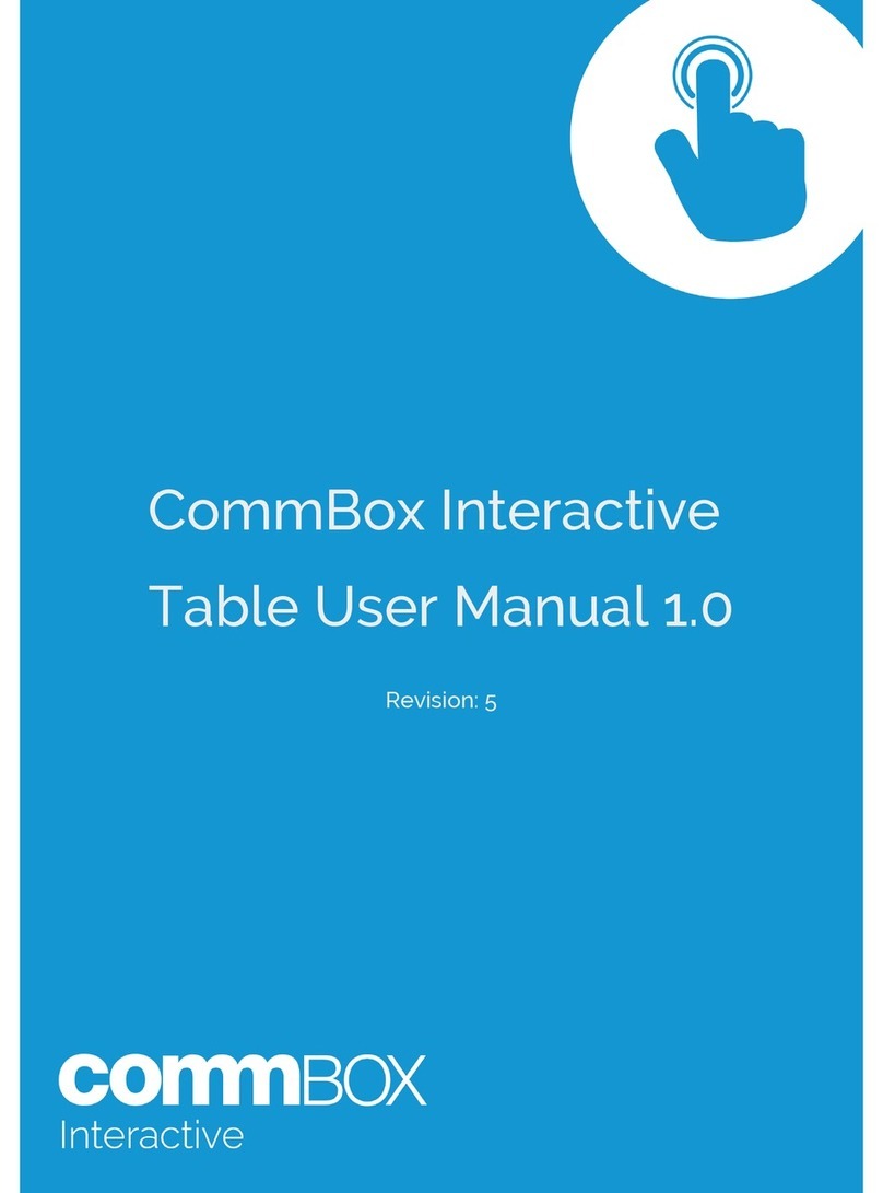 Comm Box Table S Series User manual