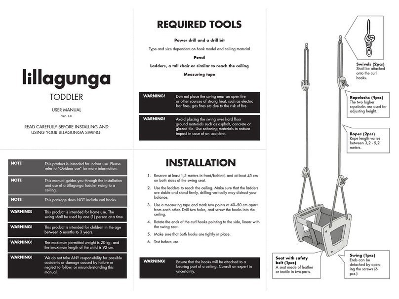 Lillagunga TODDLER user manual