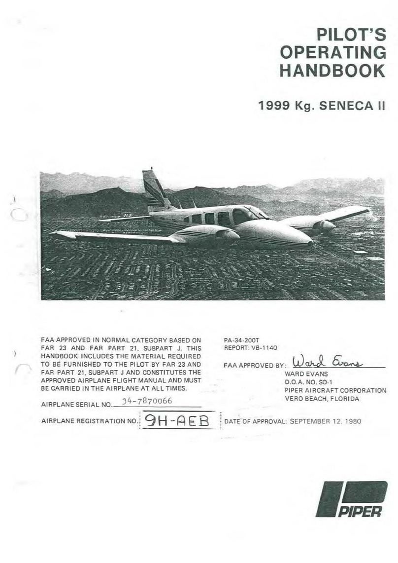 Piper Aircraft Corporation Seneca II PA-34-200T Pilot operating handbook