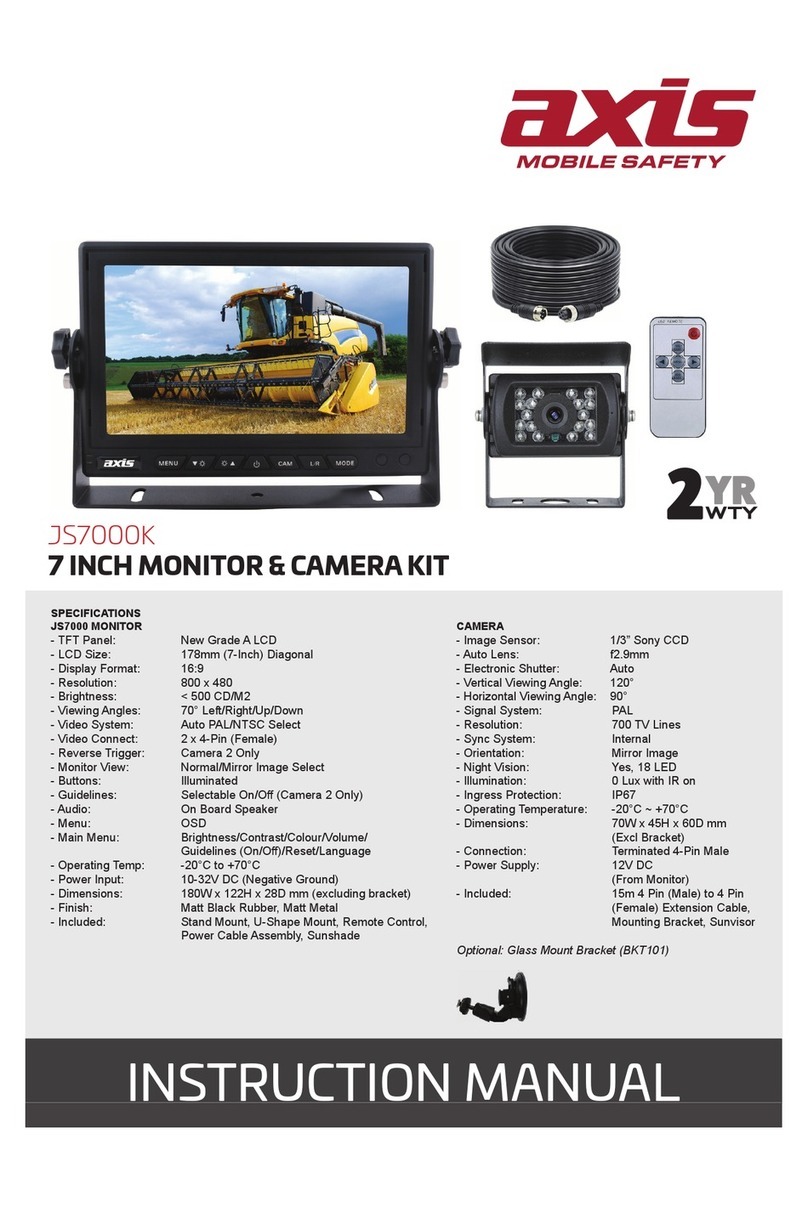 Axis JS7000K User manual