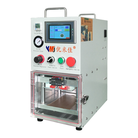 YMJ Portable Lamination Machine Installation, operation & maintenance manual