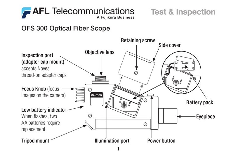 AFL Noyes OFS 300 Test & inspection manual AFL Noyes OFS 300 Test & inspection manual