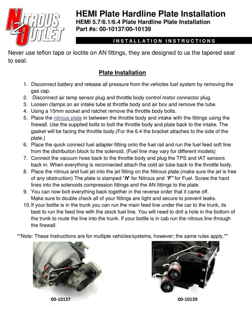 Nitrous Outlet 00-10137 installation instructions