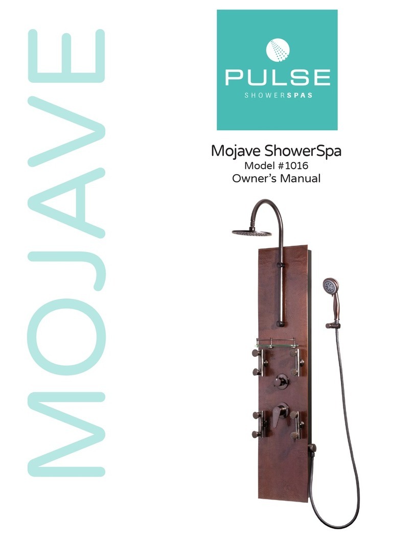 Pulse Shower Spas Mojave 1016 owner's manual