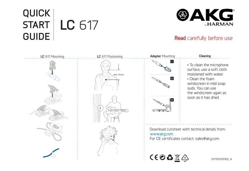 AKG LC 617 User manual
