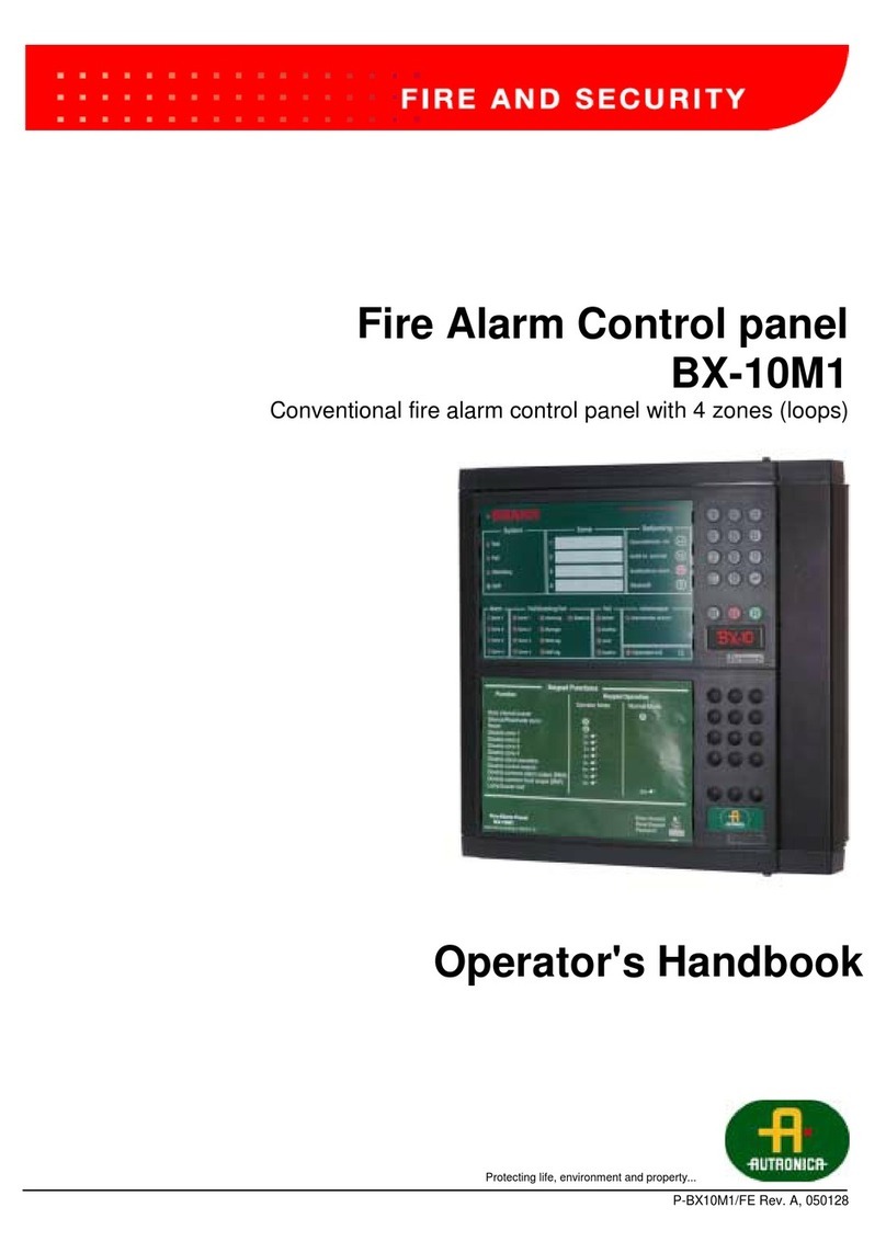 Autronica BX-10M1 Operator's handbook