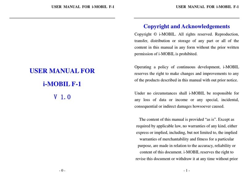 i-MOBIL F-1 User manual