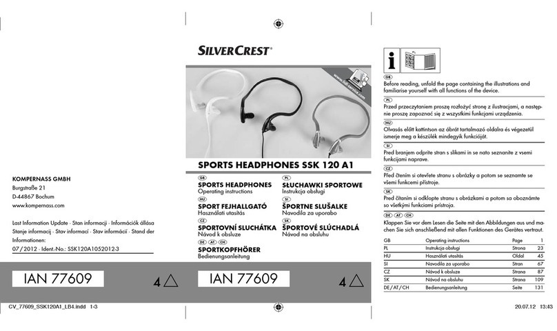 Silvercrest SSK 120 A1 User manual
