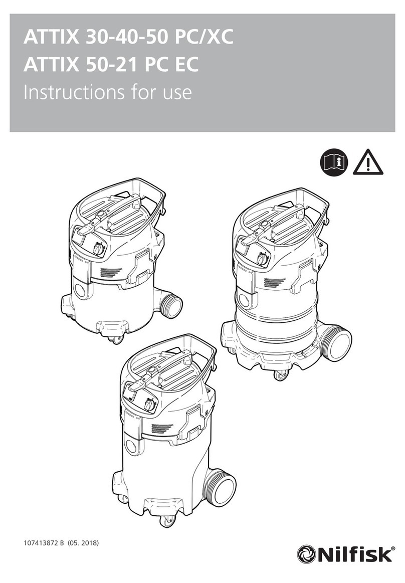 Nilfisk-Advance ATTIX 30 PC/XC User manual