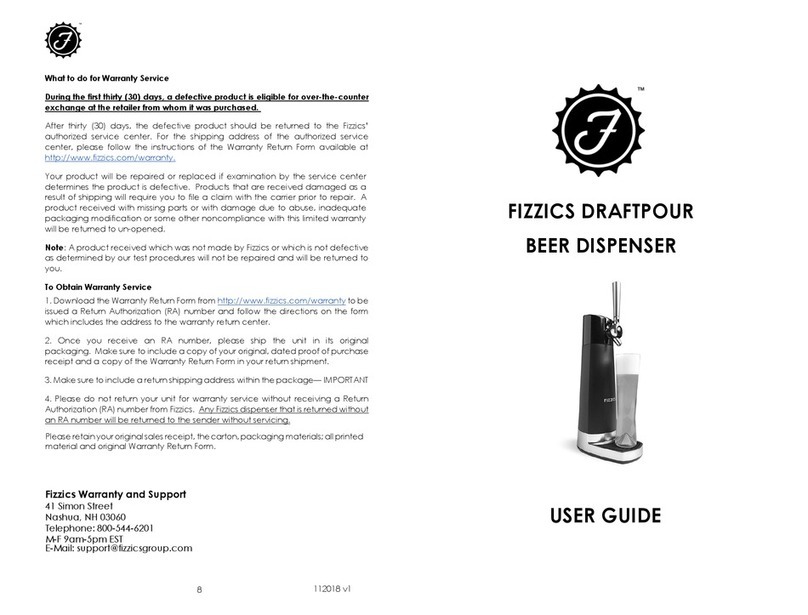 fizzics DRAFTPOUR user guide