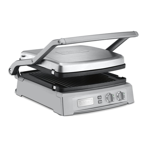 Cuisinart Griddler Deluxe User manual Cuisinart Griddler Deluxe User manual