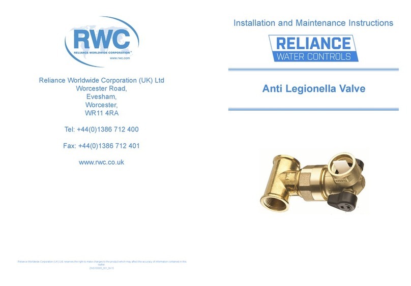 RWC Anti Legionella User manual