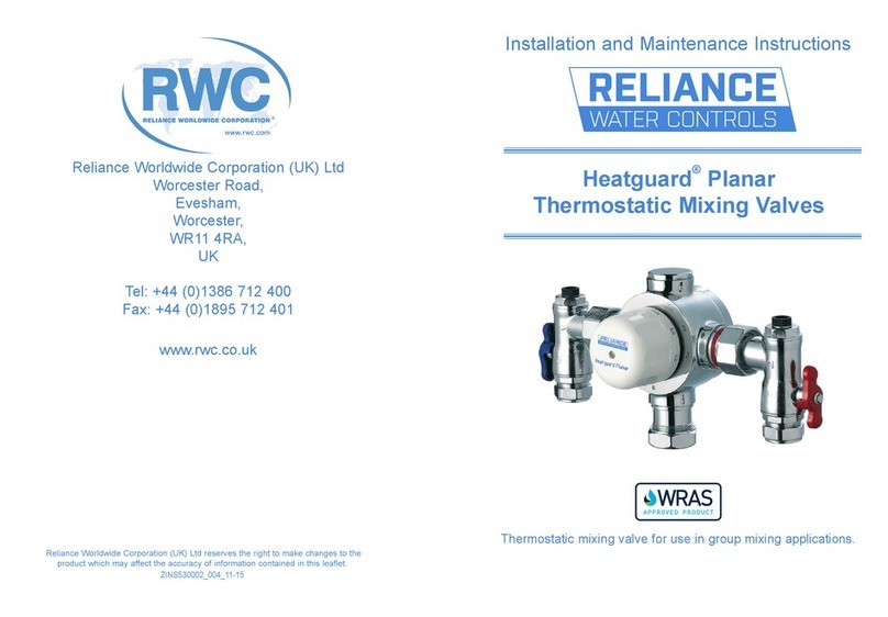 RWC Heatguard Planar 230 User manual