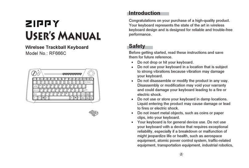 ZIPPY RF666C user manual