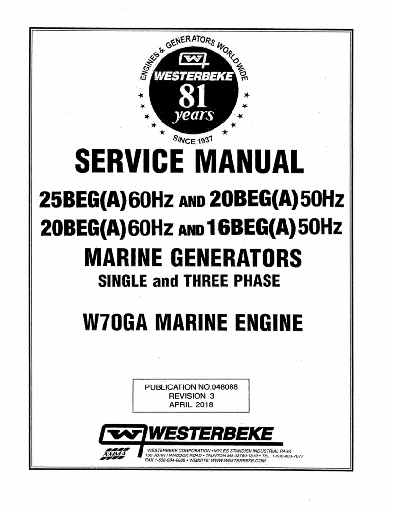 Westerbeke W-70GA Service manual