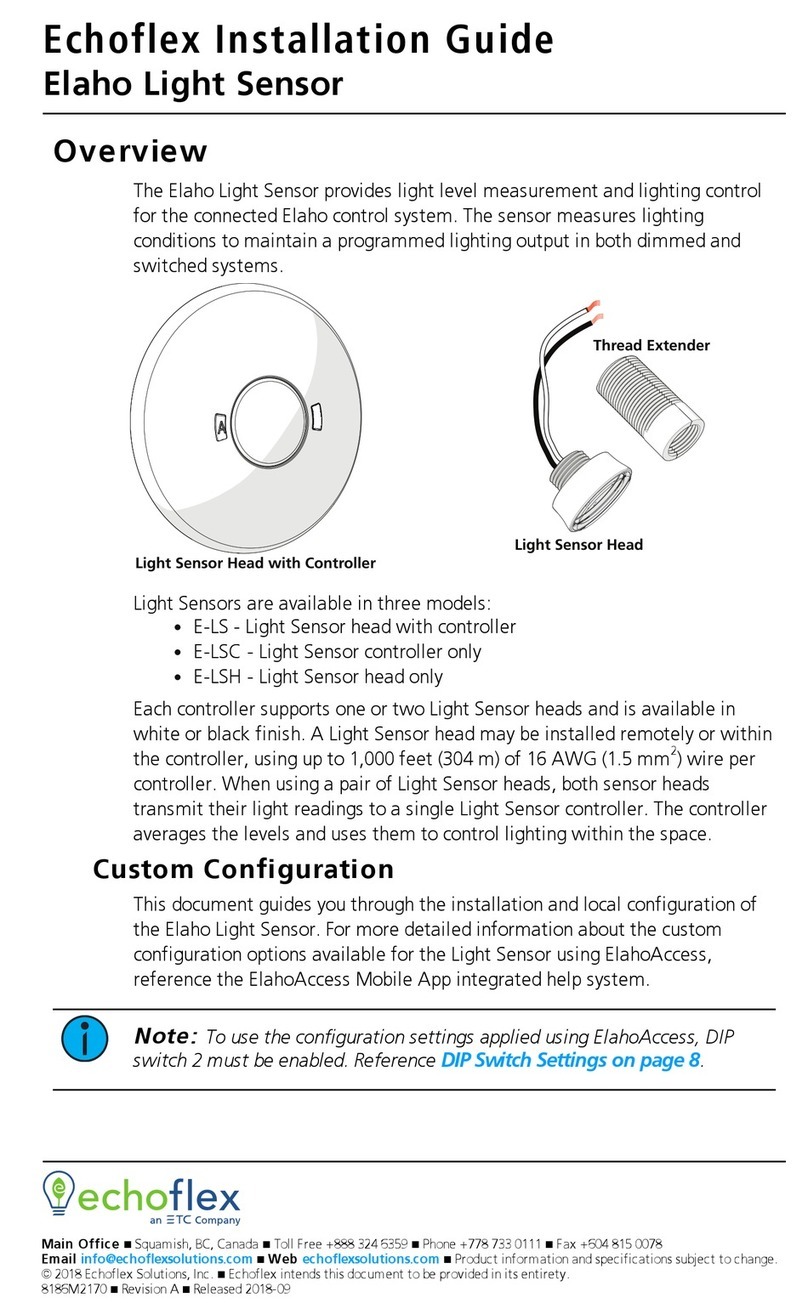 echoflex Elaho installation guide echoflex Elaho installation guide