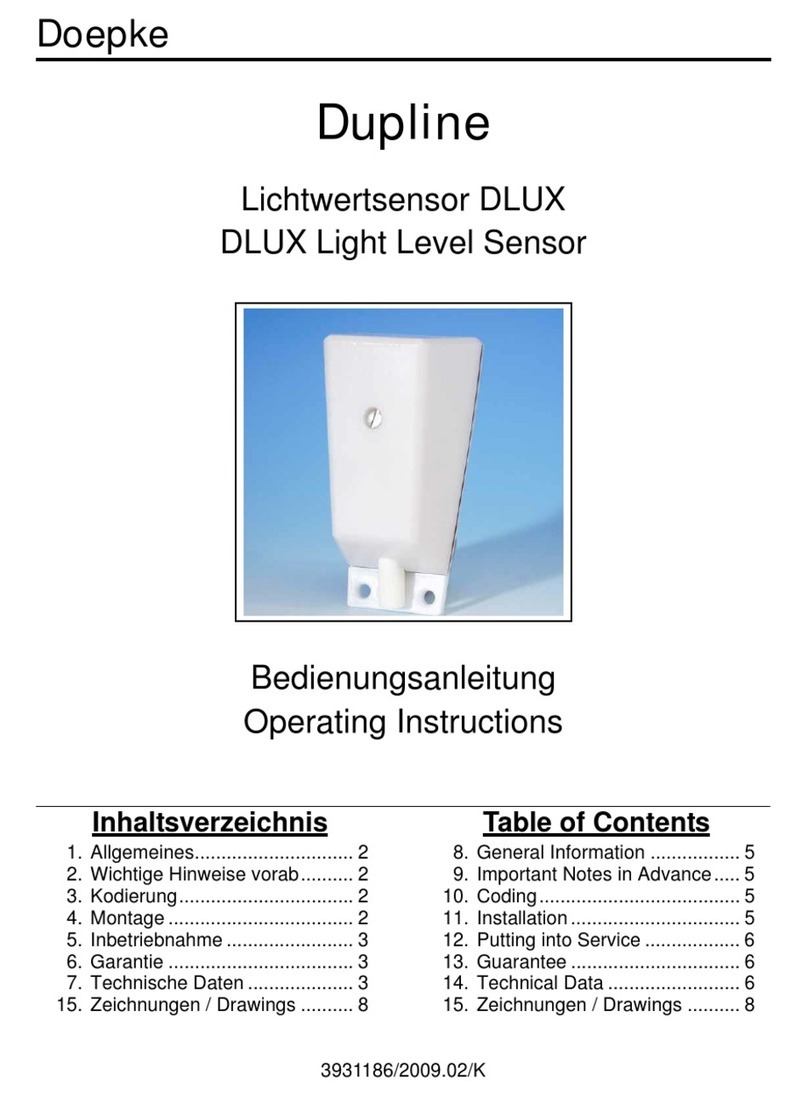 Doepke Dupline operating instructions