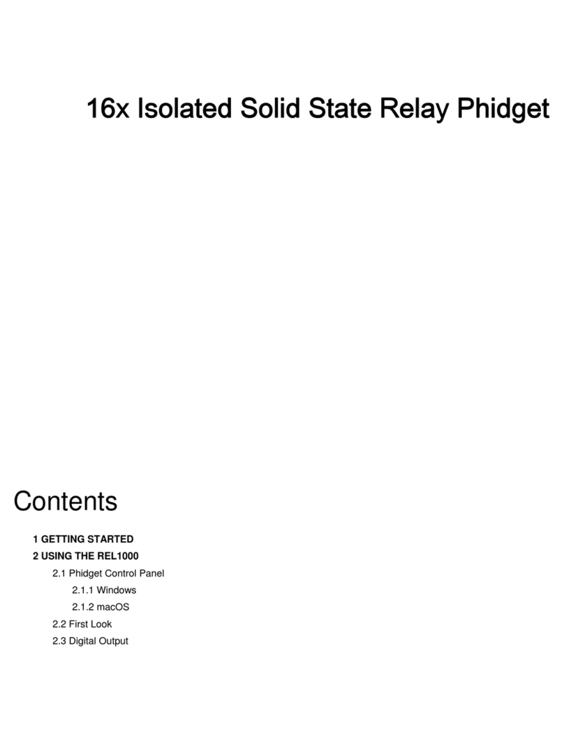Phidgets REL1000 manual