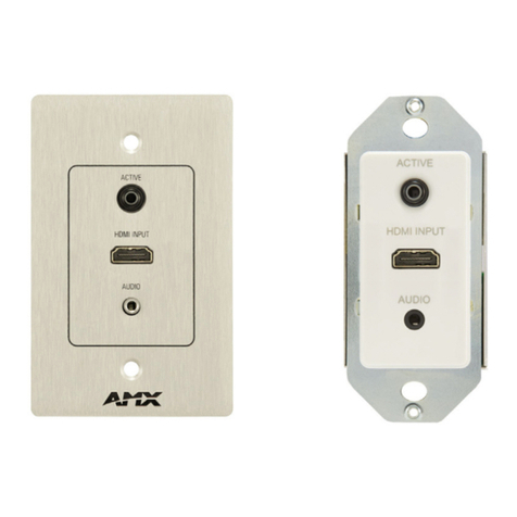 AMX UPX-HDMI+A HDMI Operating and maintenance instructions