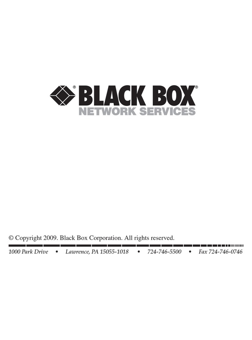 Black Box IC238A-F User manual