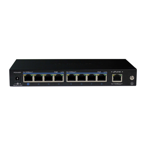UTEPO 8 Ports PoE Ethernet Switch User manual UTEPO 8 Ports PoE Ethernet Switch User manual