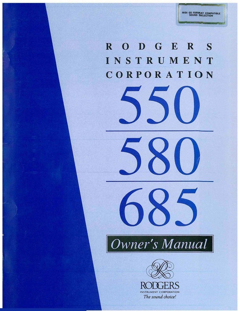 Rogers 550 owner's manual
