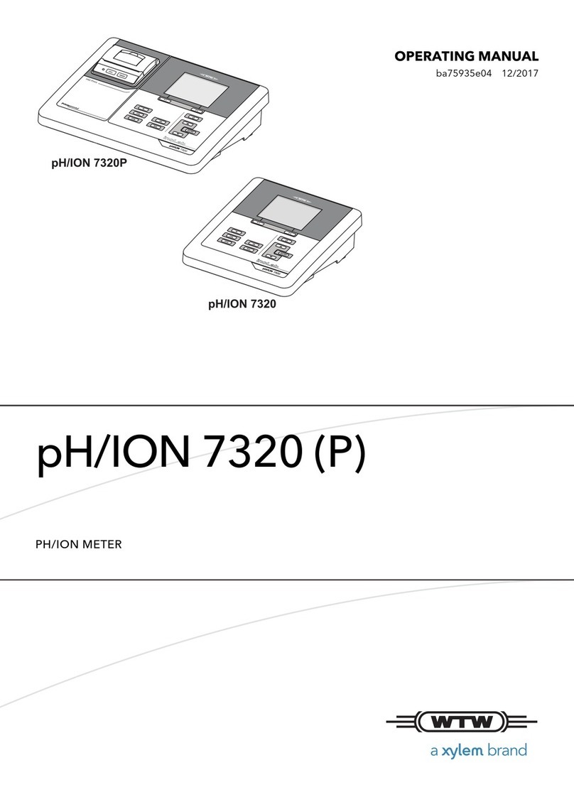 wtw pH/ION 7320P User manual