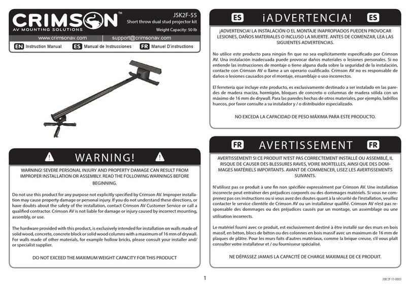 Crimson JSK2F-55 instruction manual