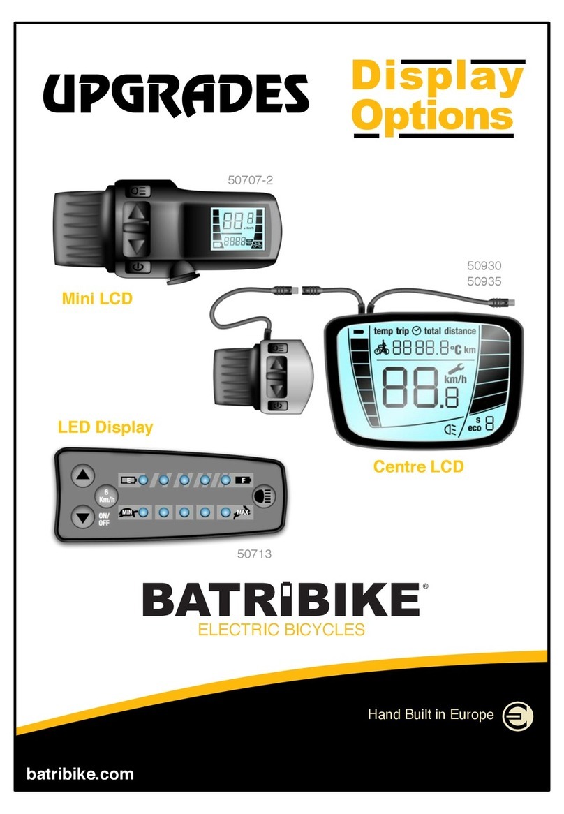Batribike 50930 user manual
