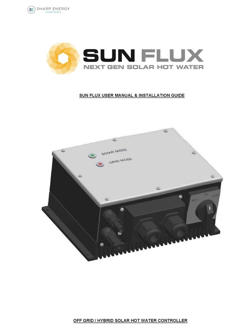 Sharp Energy Sun Flux User manual & installation guide Sharp Energy Sun Flux User manual & installation guide